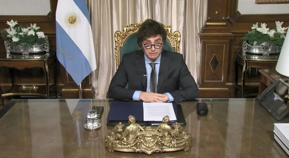 Presidente. Javier Milei.