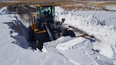 comenzo el despeje de nieve en la ruta nacional 60 hacia el paso de san francisco