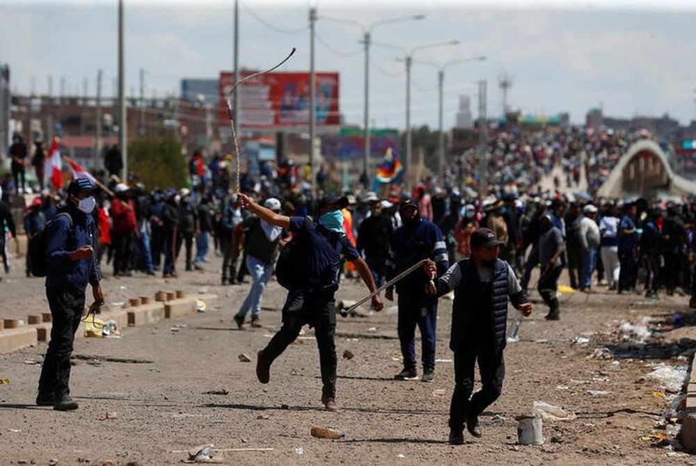 lamentable. la crisis social que se vive en Perú tras las elecciones ya arrojaron 45 muertes.