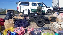 Gendarmería secuestró mercadería de contrabando con un avalúo millonario