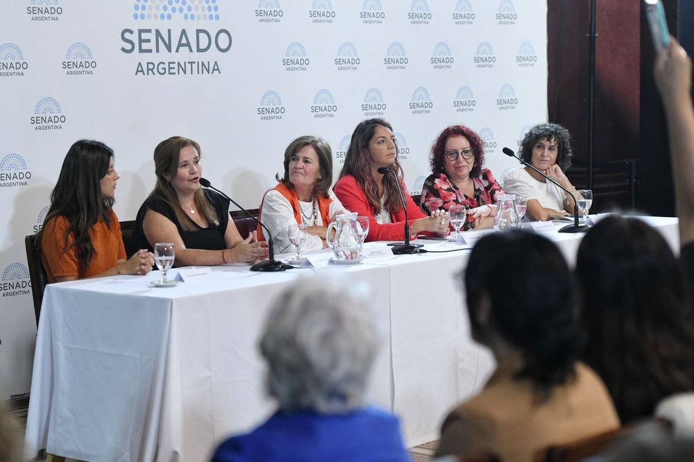 Belky Pennise disertó en el Senado de la Nación.
