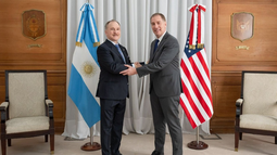 Diego Santilli se reunió con el embajador Peter Lamelas Diego Santilli se reunió con el embajador Peter Lamelas