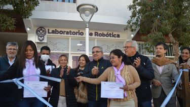 dejaron inaugurado un laboratorio de robotica en fiambala