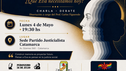 Charla-debate Las diversas miradas sobre Eva se realizará en Catamarca Charla-debate Las diversas miradas sobre Eva se realizará en Catamarca
