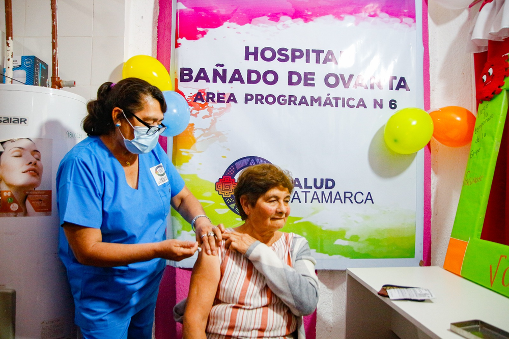 Lanzamiento de la Campaña de Vacunación Antigripal en Bañado de Ovanta