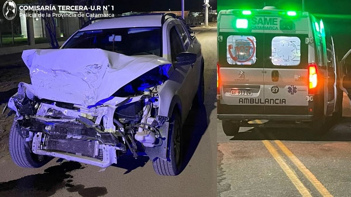 Chocó de atrás a un auto, escapó y terminó aprehendido