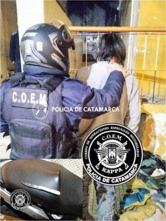 Sospechoso. Fue arrestado.