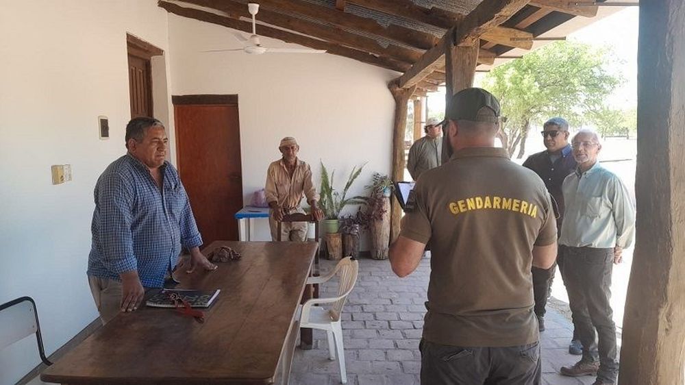 Procedimiento. Personal de Gendarmería, de UATRE y del RENATRE.