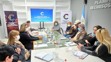reunion con la intersindical docente