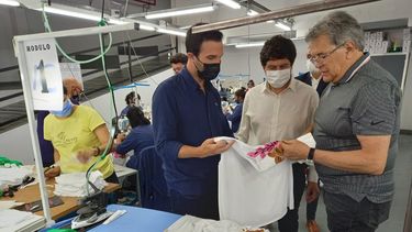 el ministro lisandro alvarez recibio a su par de la rioja