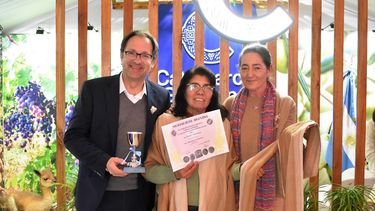 Premiación en la Expo Rural.&nbsp;