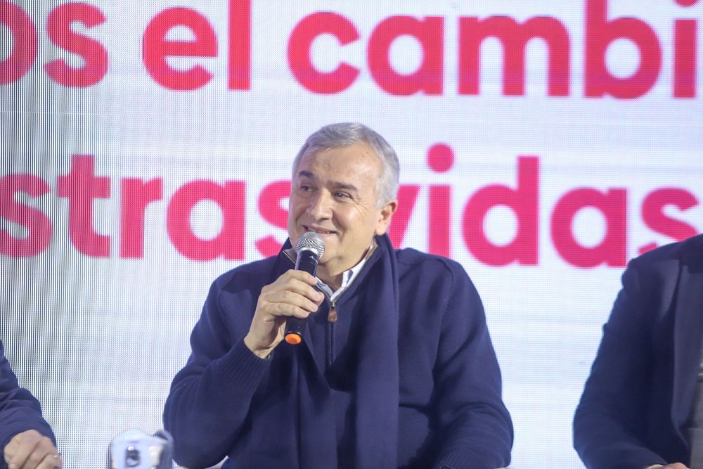 De visita. Gerardo Morales está en Catamarca para acompañar a sus precandidatos.