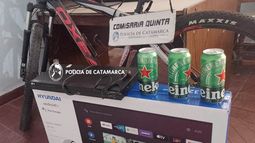 Botín. Recuperado en la zona este de la Capital.&nbsp;