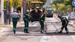 Avanzan las obras de repavimentación en las avenidas Galíndez y San Martín