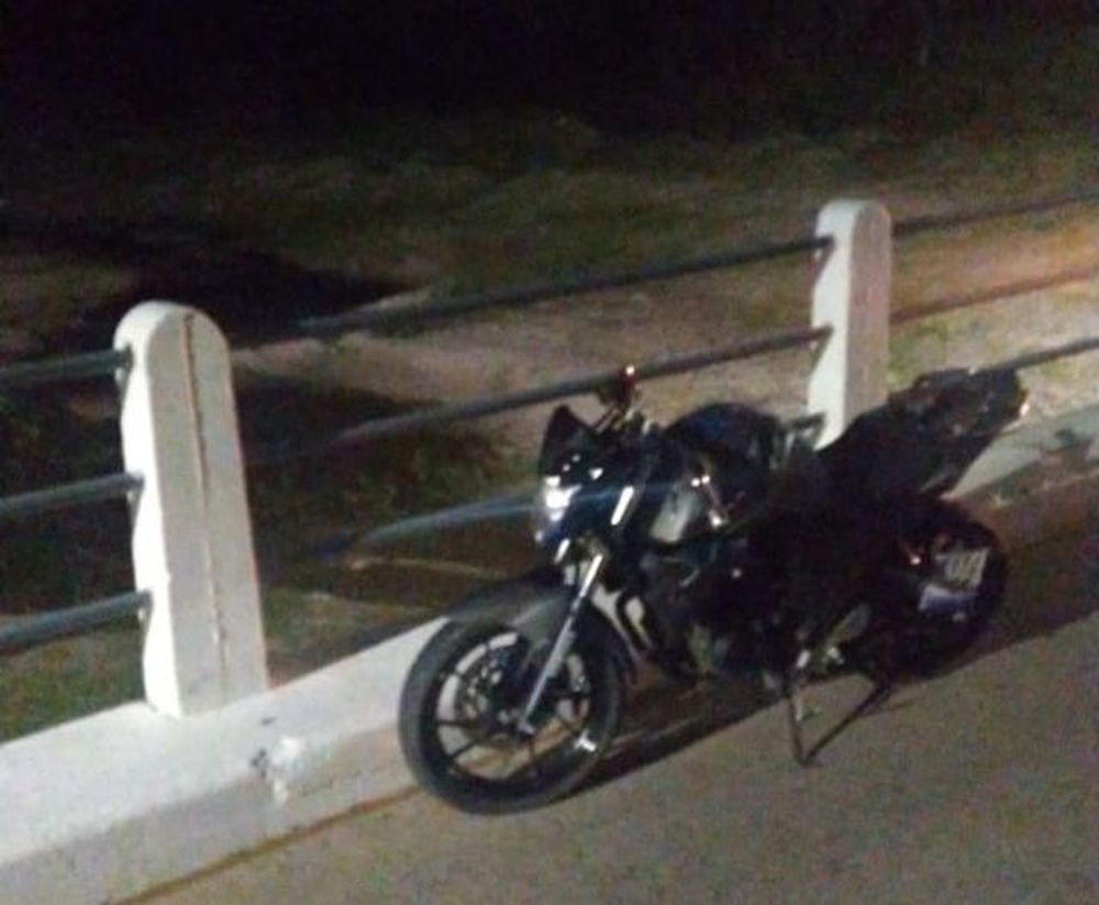 Accidente. En el ingreso a un puente colgante en La Merced.