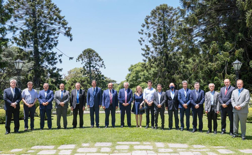 Reunión. Alberto Fernández se reúne con gobernadores.&nbsp;