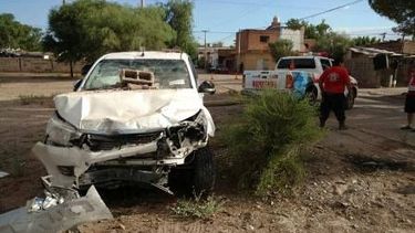 Terminó en el patio de una casa