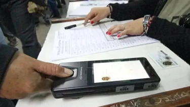 Habilitan la votación por huellas dactilares en 12 provincias