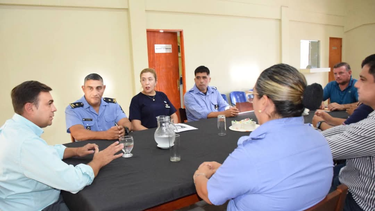 raul barot recibio al nuevo jefe de zona de los altos