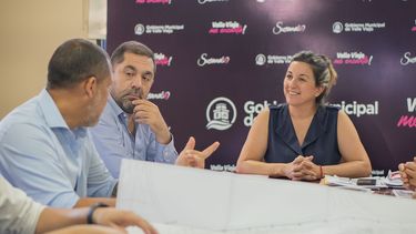 Reunión. En el municipio de Valle Viejo.&nbsp;
