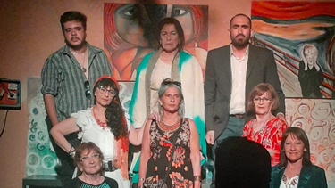 El Instituto Hood presenta a su elenco estable,  en la obra En el café