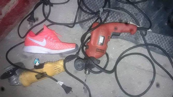 Arrestaron a un joven y secuestraron elementos robados