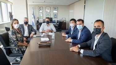 el ministro lammens recibio a brunello e intendentes catamarquenos