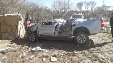 Una víctima fatal y un herido grave tras un vuelco en la ruta 40