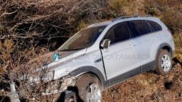 Ancasti: volcó un automóvil con cuatro ocupantes
