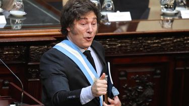 Show. En septiembre, Javier Milei presentó personalmente el presupuesto 2025 ante el congreso.