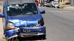 Tres vehículos protagonizaron un choque en cadena