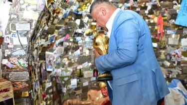 Chiqui Tapia vuelve a Catamarca con la Copa del Mundo&nbsp;