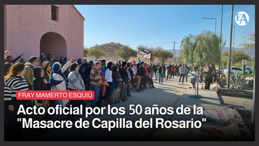 Acto oficial por los  50 años de la Masacre de Capilla del Rosario
