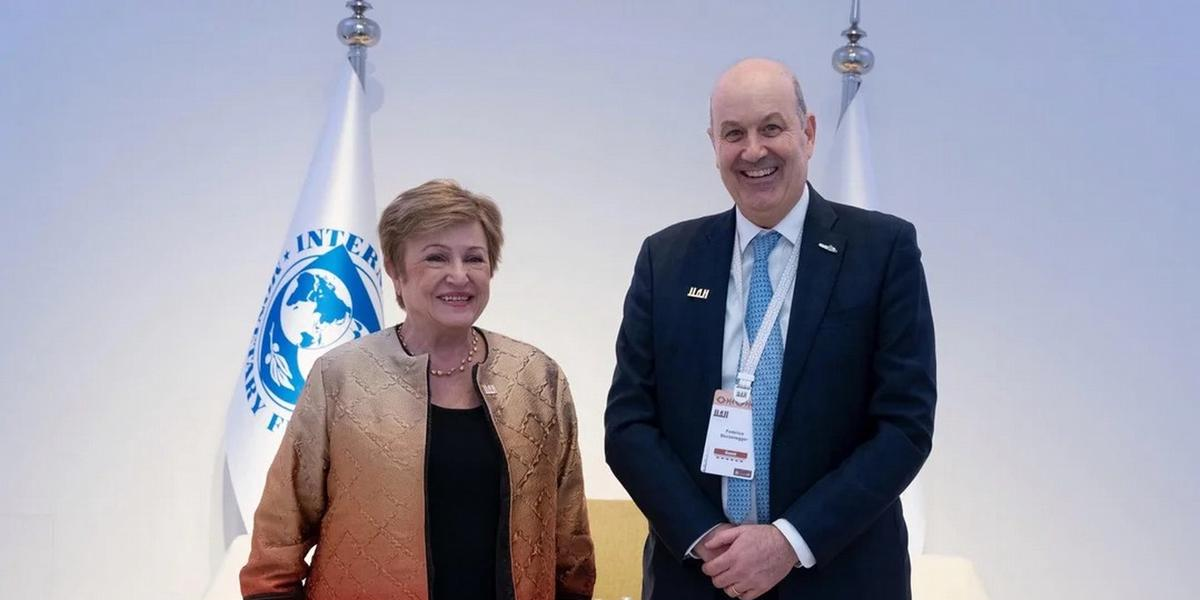 Sturzenegger se reunió con Georgieva en Arabia Saudita Sturzenegger se reunió con Georgieva en Arabia Saudita