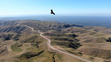 la ruta 42 pavimentada es el nuevo corredor vial de la sierra de ancasti