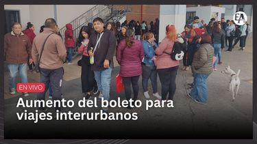 Aumento del boleto para viajes interurbanos