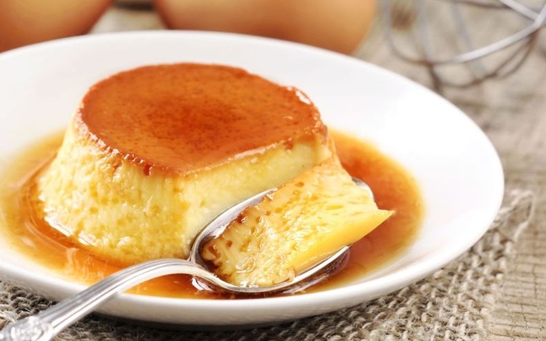 Flan tres leches