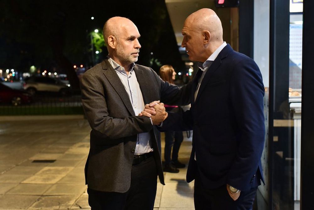 José Espert y Horacio Ródriguez Larreta.&nbsp;