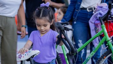 El Banco Solidario de Bicicletas  entregó más de 40 bicis