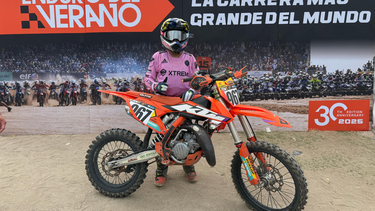 Turbito Herrera presente en el enduro de verano