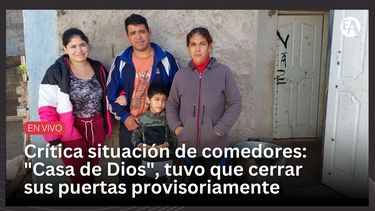 Crítica situación de comedores: Casa de Dios, tuvo que cerrar sus puertas provisoriamente