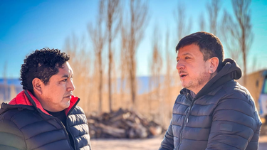el diputado ledesma visito laguna blanca y se solidarizo con los vecinos tras el fuerte temporal