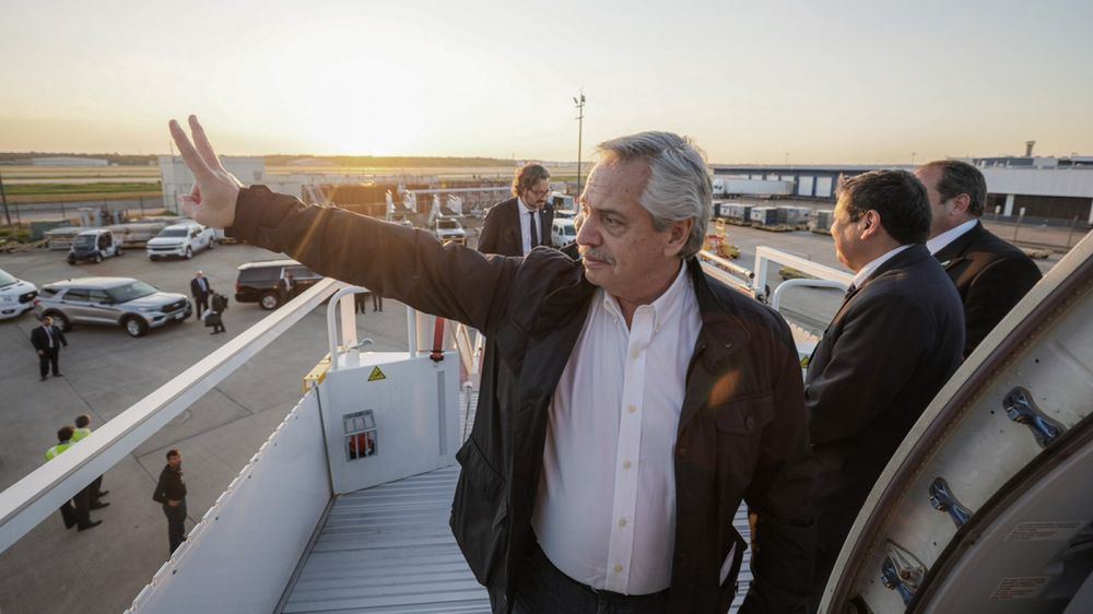 Alberto Fernández, en Estados Unidos.&nbsp;
