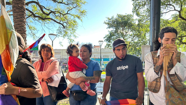 Duras críticas a la Provincia en la protesta de las comunidades Diaguitas