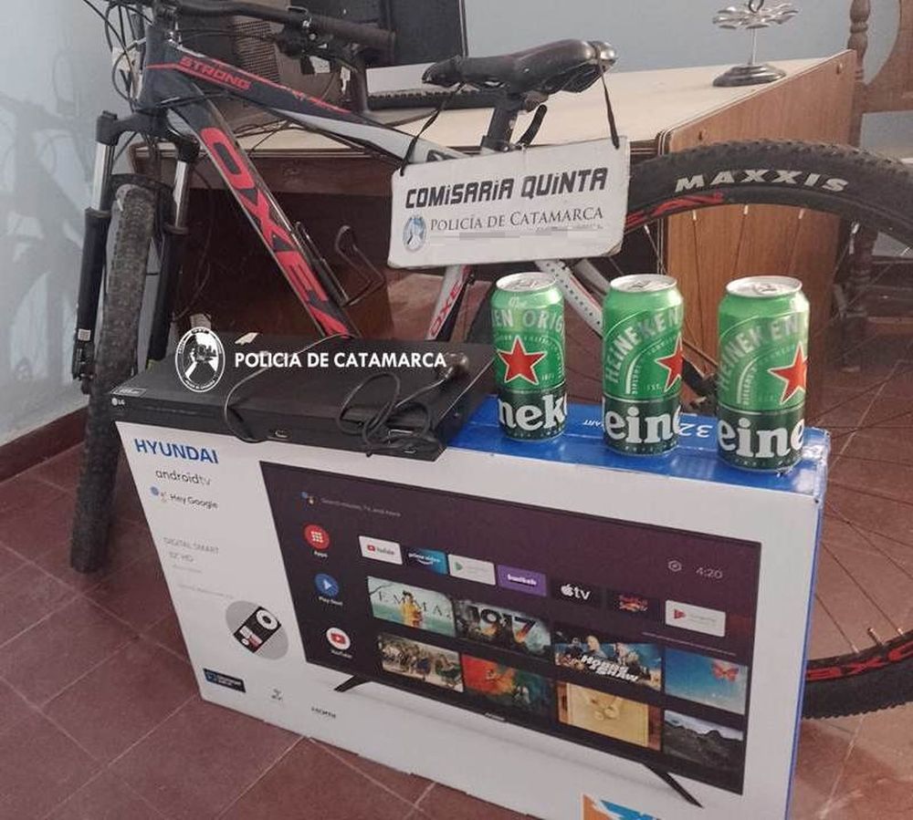 Botín. Recuperado en la zona este de la Capital.&nbsp;