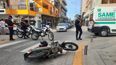 accidente de circulacion en pleno centro