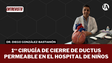 Primera cirugía de cierre de un ductus arterioso permeable en el Hospital de Niños