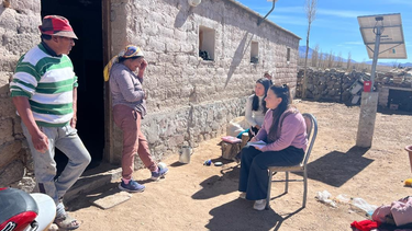 el ministerio de salud sigue brindando apoyo en laguna blanca tras el temporal