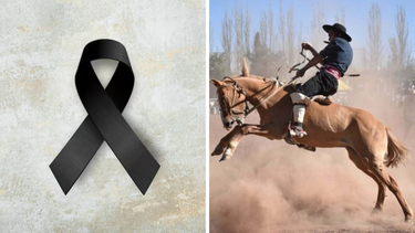 jinete murio tras caer de su caballo en un festival de doma