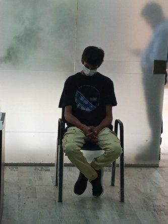 Acusado. Carlos Fuenzalida, en la recta final del juicio.